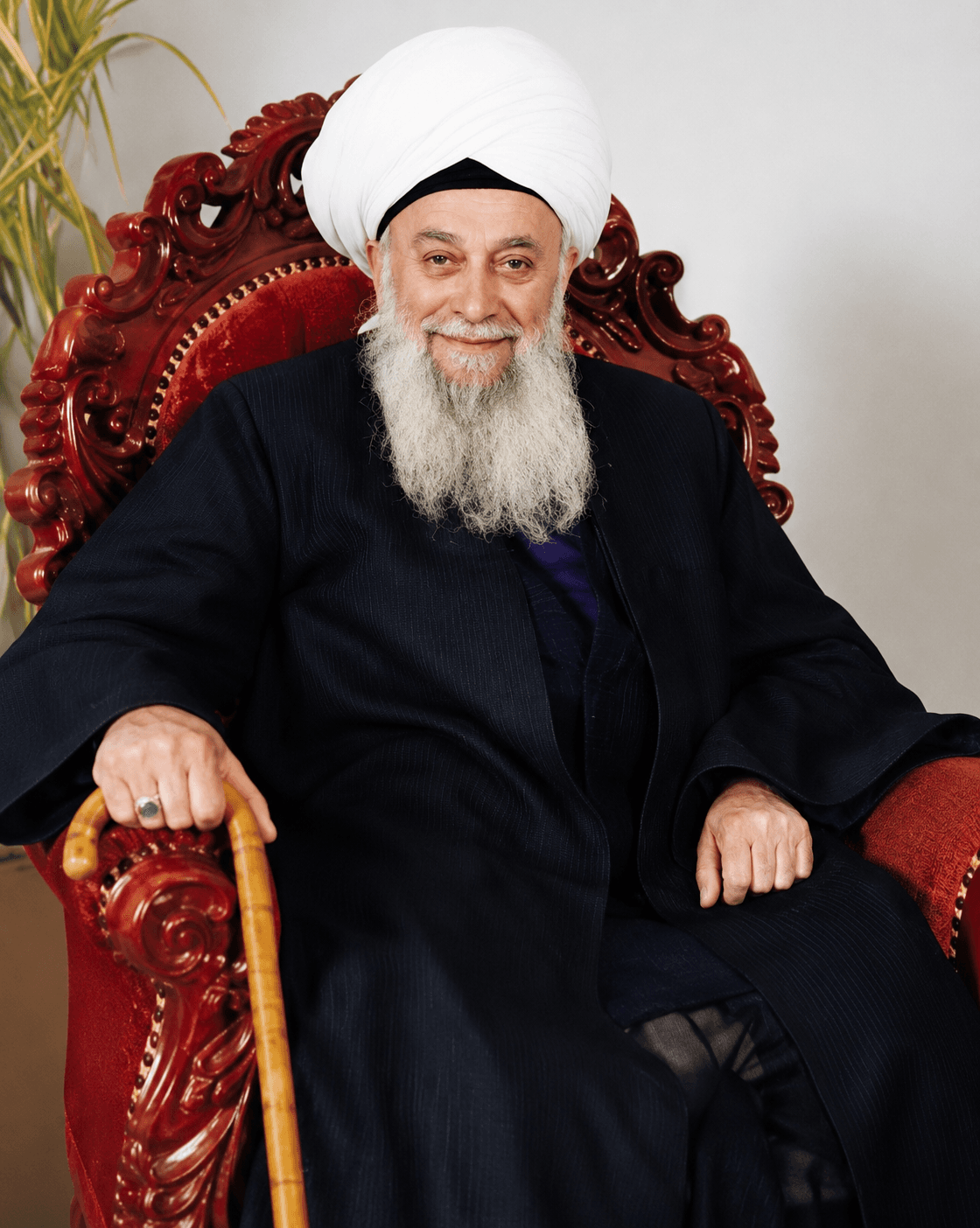 Portrait de Mawlana Shaykh Nazim, maître de l'ordre Naqshbandi